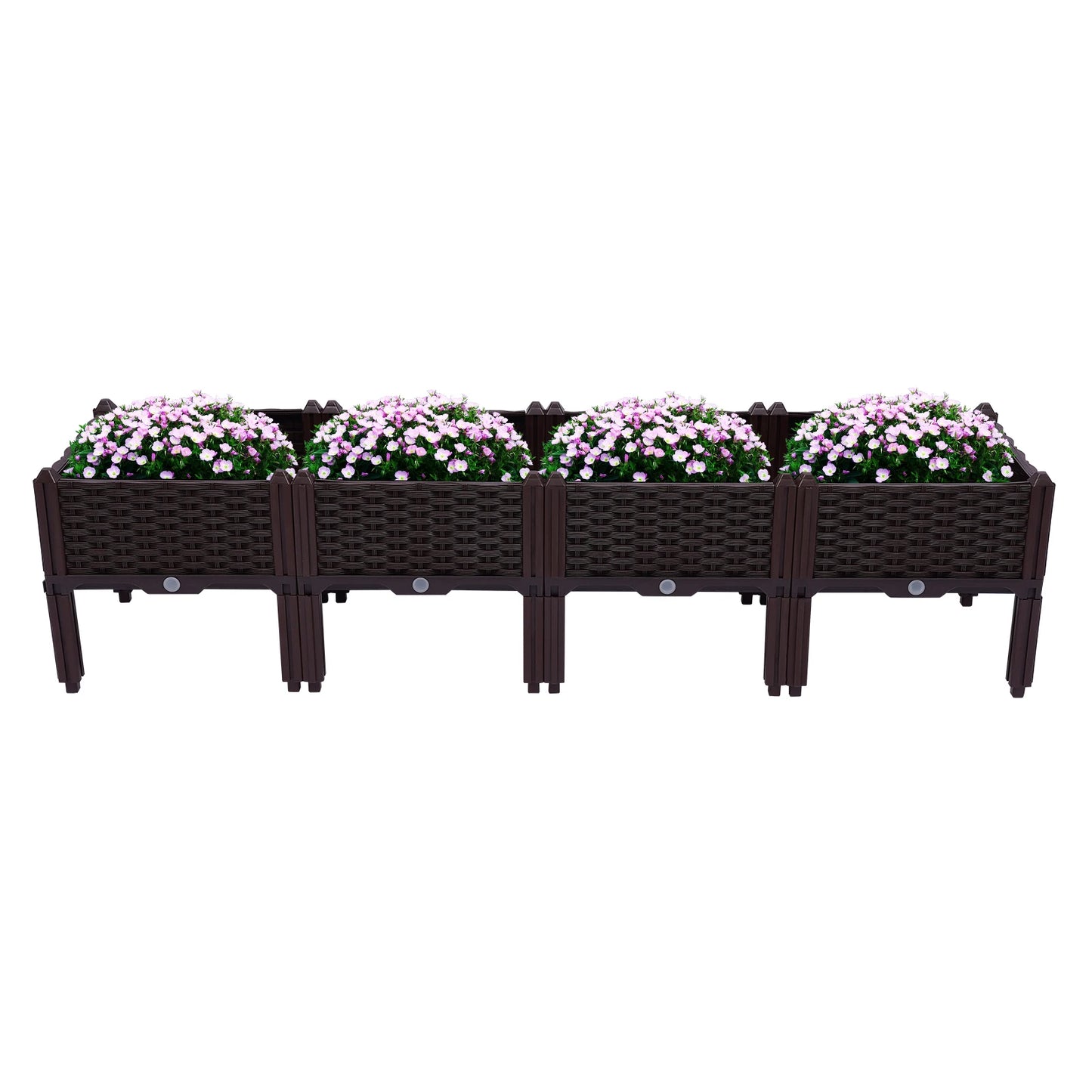 Outdoor Elevated Planter Box With Legs For Vegetables/Flowers/Herbs