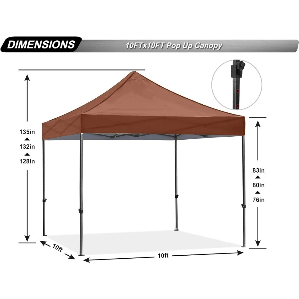 Patio Pop Up Canopy Tent 10x10 Commercial-Series