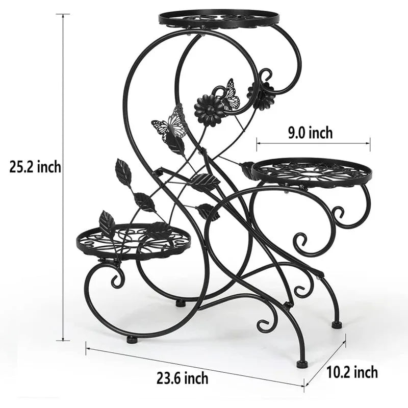 3 Tier Tall Plant Stand Outdoor/Indoor Flower Pot Stand