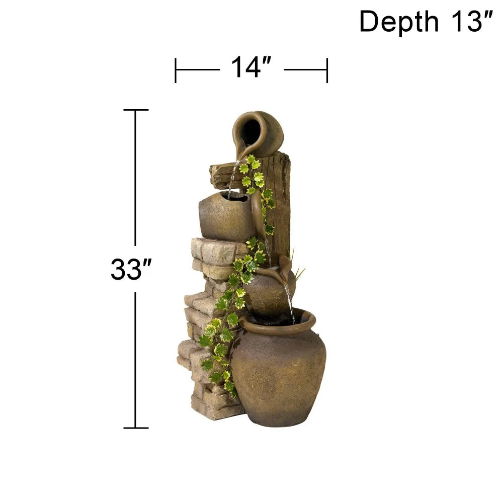 2024 New Three Jugs Fountain and Waterfalls (choice of 4 styles)