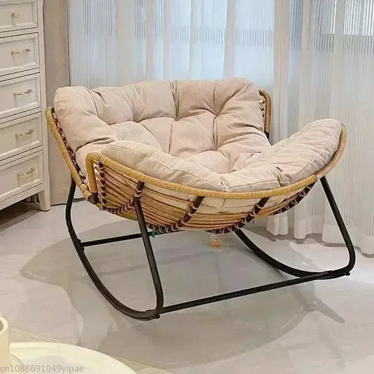 Adult lazy sofa rocking chair, single-person , balcony leisure or luxury living room